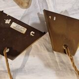 Pair of art deco style wall lights