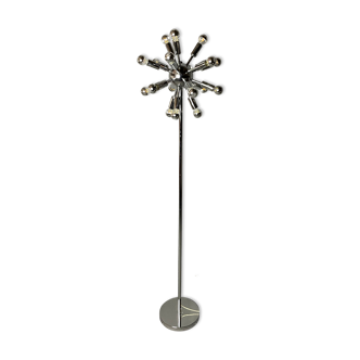 Sputnik floor lamp in Chrome 18 lights