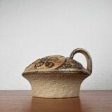 Mushroom-shaped ceramic candlestick from mid-century by Haico Nitzsche for Søholm, 1960s.