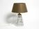Heavy large Mid Century Modern glass table lamp by Rupert Nikoll Vienna | h