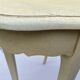 Eggshell-coloured drawer with a cracked effect side table.