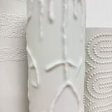 Set of 6 biscuit porcelain vases, 1970s