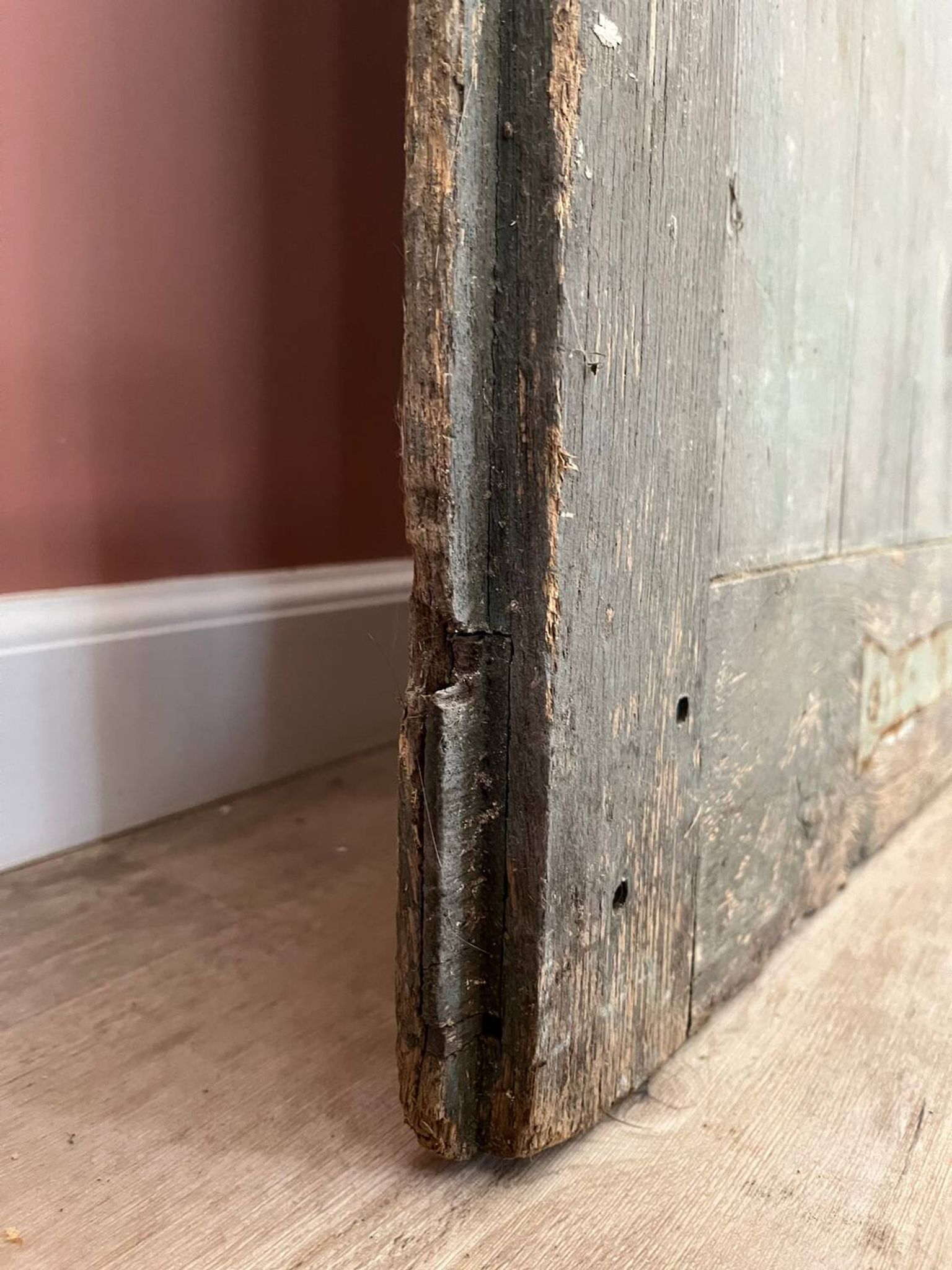 Old shutter blinds