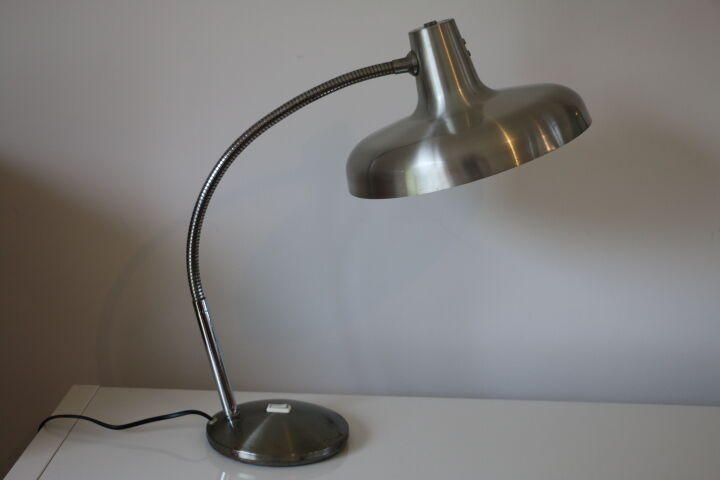 Table lamp XXL chrome steel 640mm