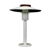 White bedside lamp, Danish design, 1960s, production: Denmark