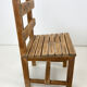 Vintage Wooden Dining Set of Bench & 3 Chairs