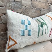 Moroccan pillowcase, Berber cushion cover, woven pillowcase