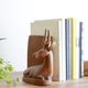 Bookends gazelles wooden carved early 1970s