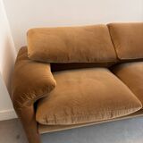 3-seater "maralunga" sofa by Vico Magistretti for Cassina
