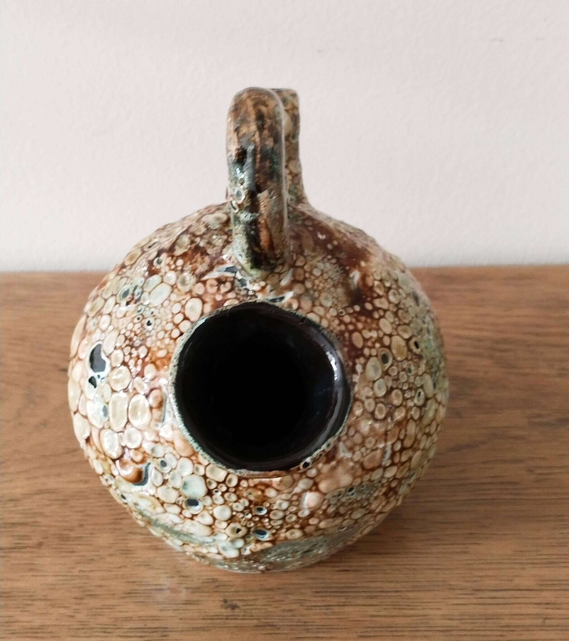 Honey ceramic jug or margoulette