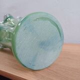 Vase en verre de Murano vert, Italie