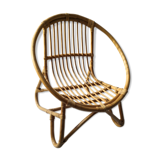 Rattan armchair
