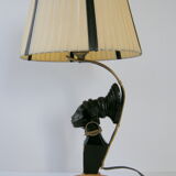 Vintage lamp wood 1950