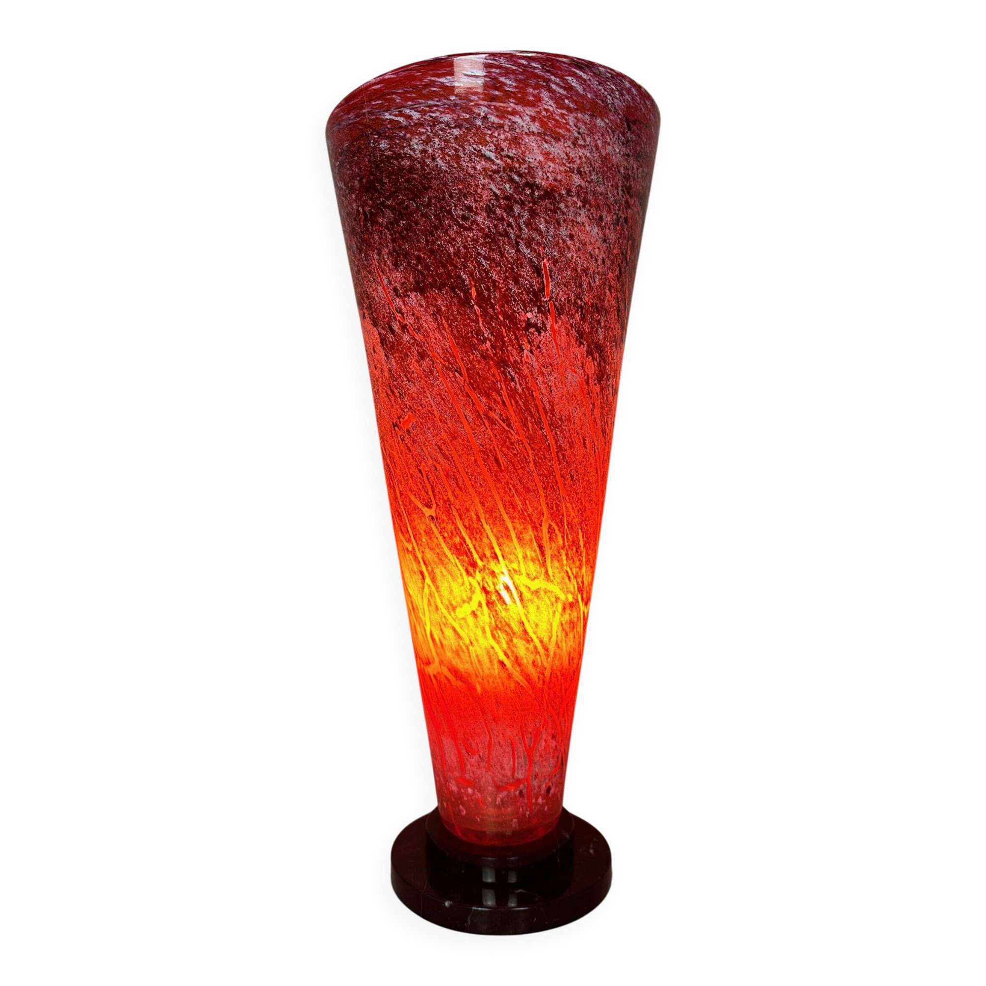 Art Deco table lamp – glass