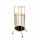 Vintage gold metal umbrella stand