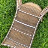 Ikea Savo rattan chaise longue