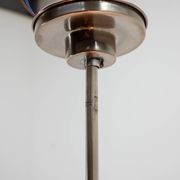 Bauhaus / Functionalist Chrome and Glass Chandelier, 1920s