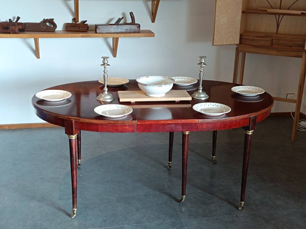 DINING TABLE MAHOGANY RESTORATION PERIOD