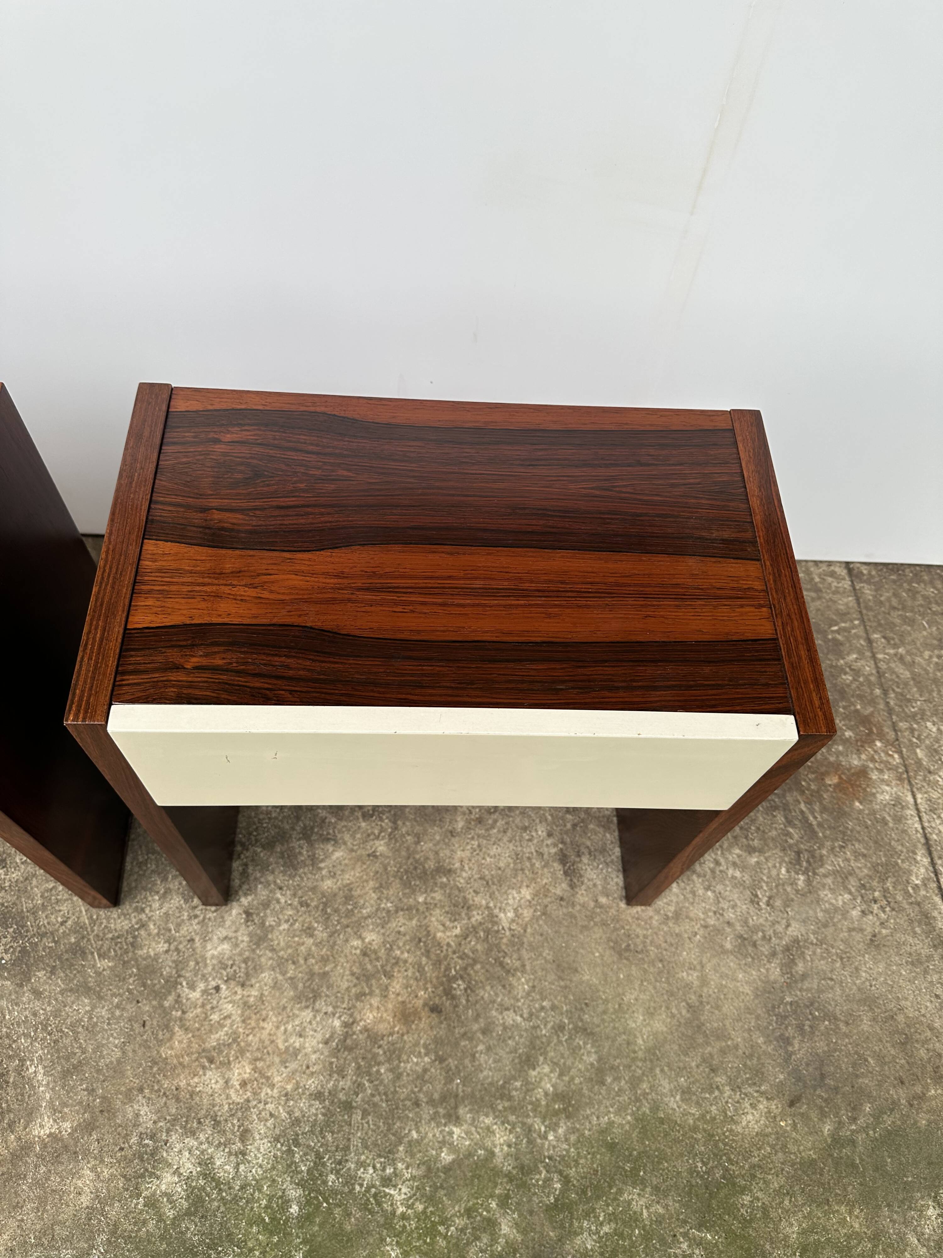 Palissander besides tables Netherlands 1960