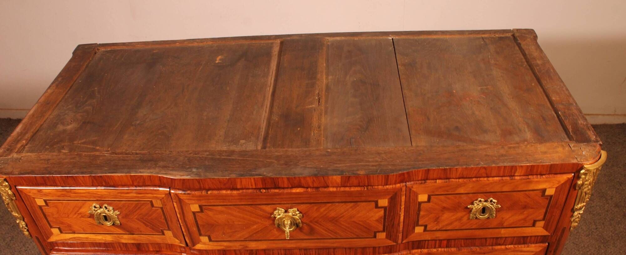 transitional period commode stamped Lardin - 18th century