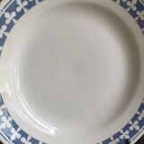 4 Terre de Fer Saint Amand et Hamage plates “Chicorée Williot” model