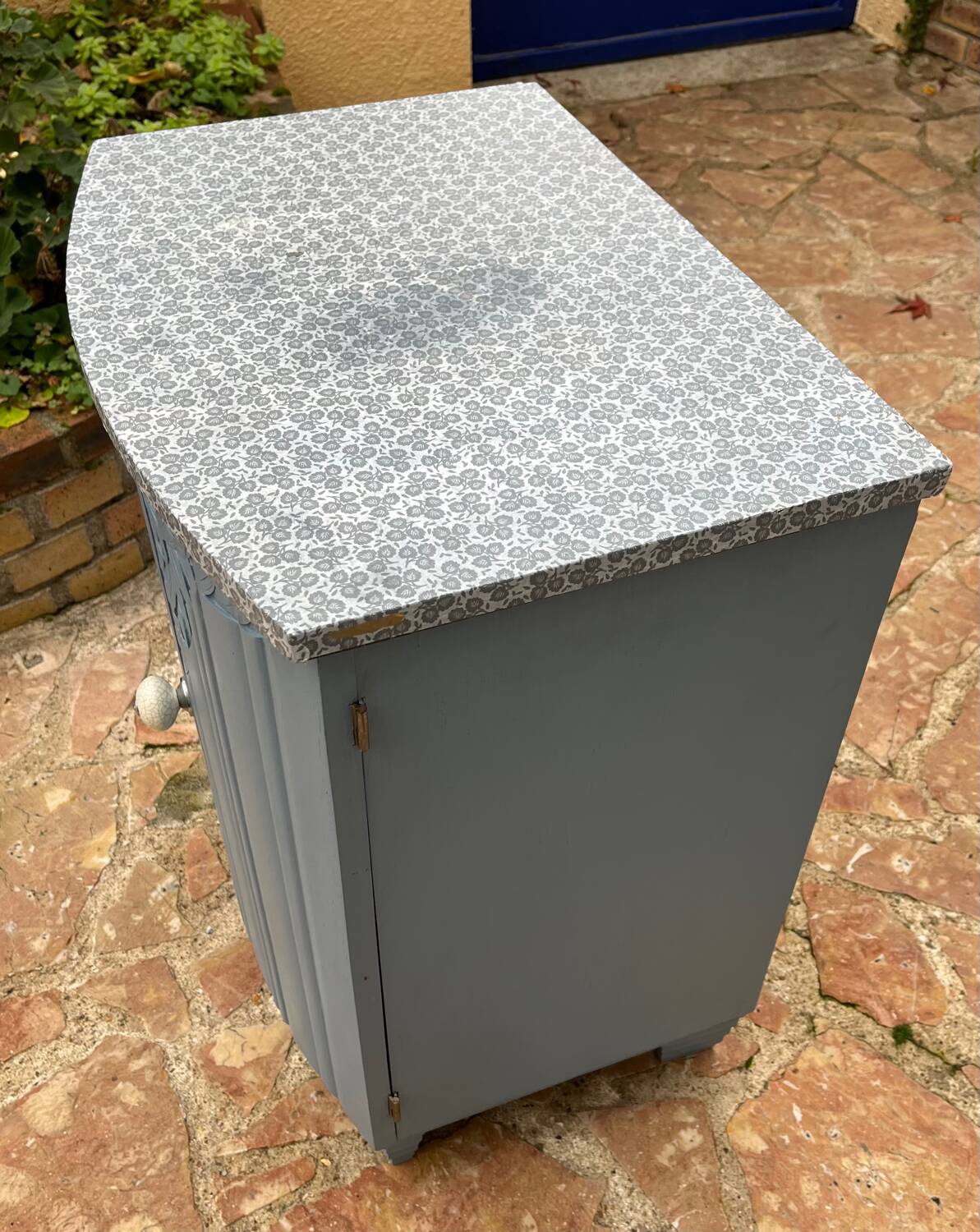 Revamped Art Deco bedside table