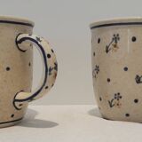 2 Vintage stoneware mugs