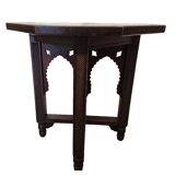 Table d'appoint vintage d'Europe du Sud avec plateau en carrelage, 2e moitié du 20e siècle