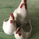 Roosters mustard salt and pepper shakers