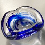 Signed Ashtray by Max Verboeket for Kristalunie Maastricht, Holland, Dutch design