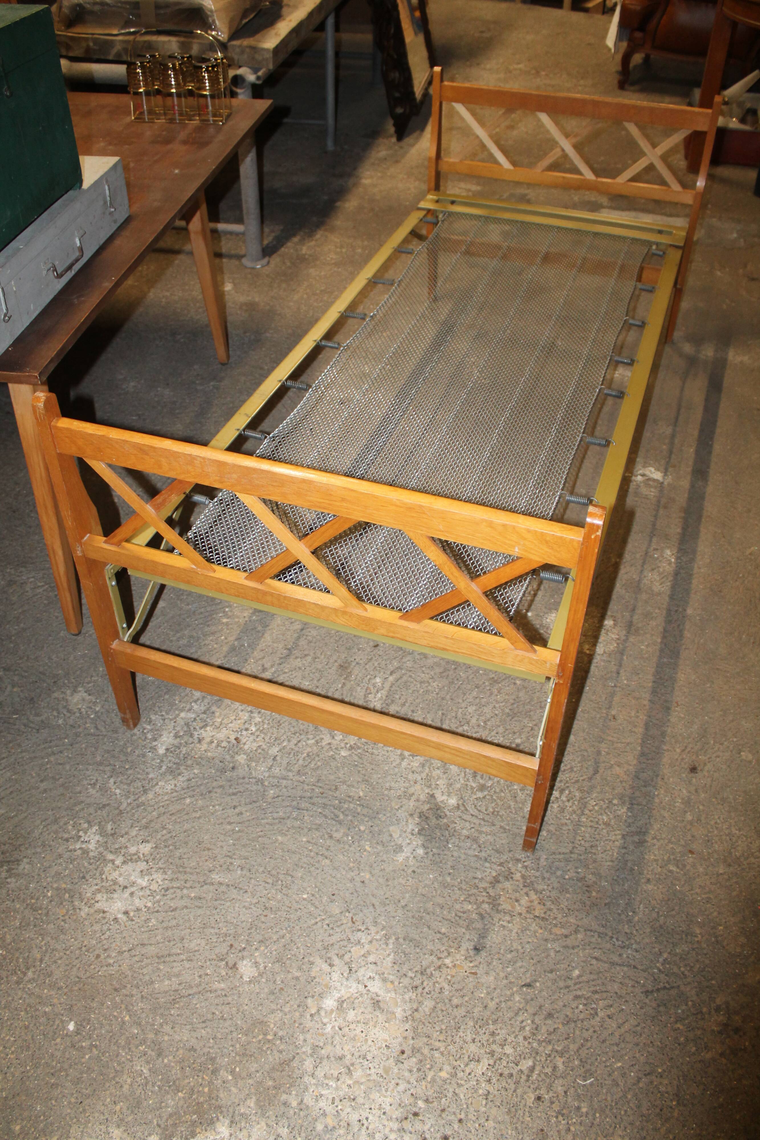 Vintage folding bed