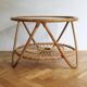 Ensemble de quatre fauteuils et table d'appoint en rotin des années 1960 par Jaroslav Prochazka pour ULUV