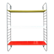 Vintage metal shelves, designer storage