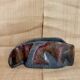 Raku vase signed free form