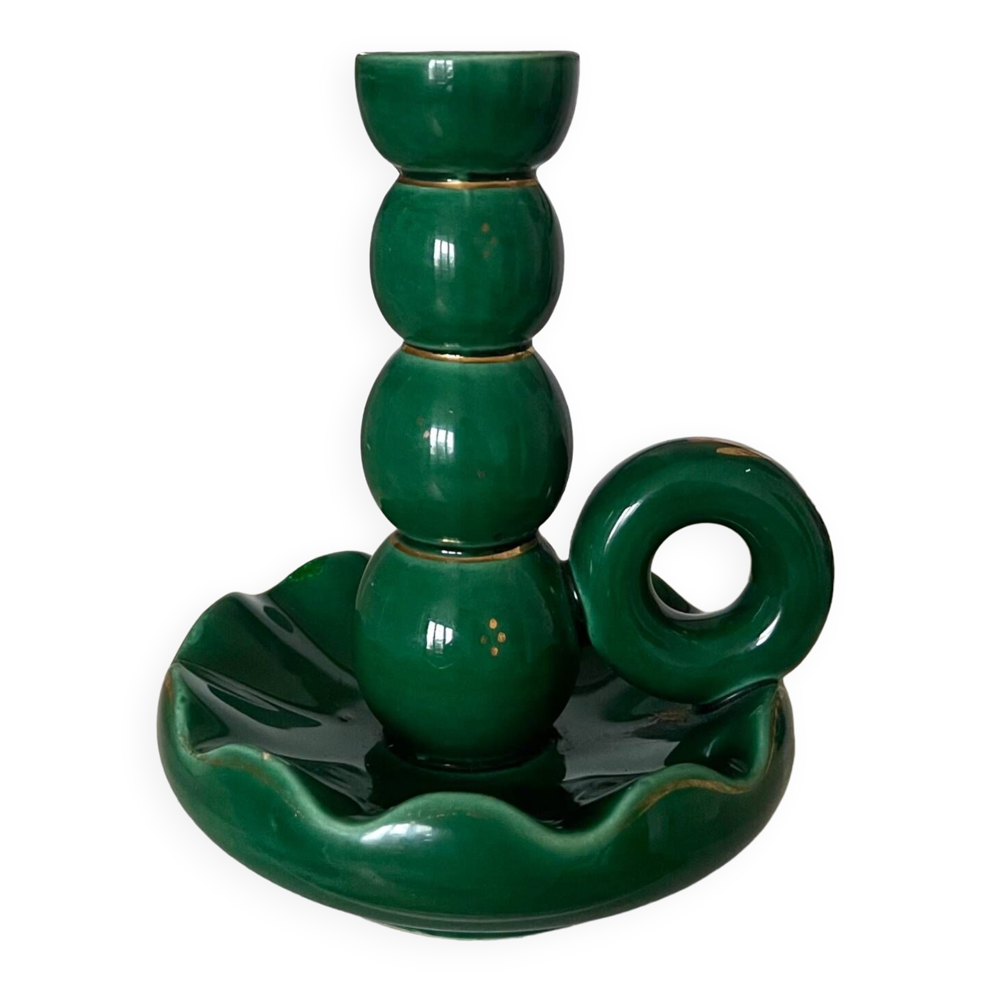 Ceramic candle holder 1950