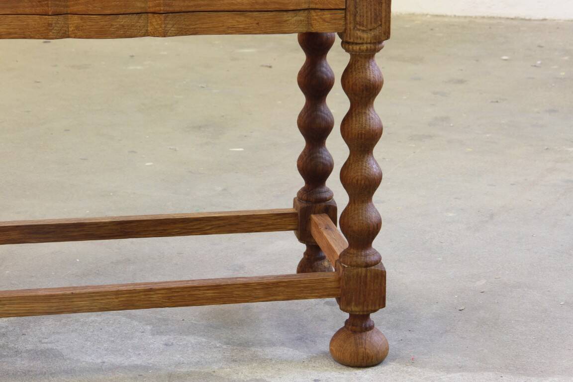 Vintage 1960s Danish modern oak nightstands in the style of Henning Kjærnulf