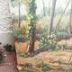 Landscape painting landes 1960