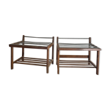 Pair of suitcase holders