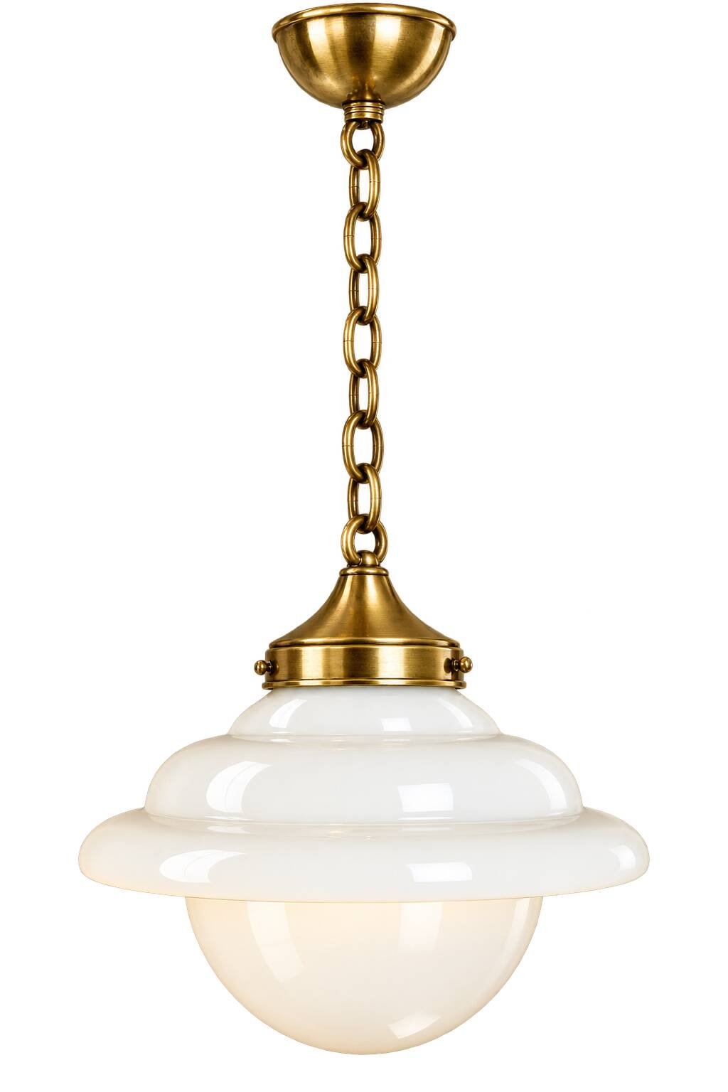 Modern Mid-Century pendant light, 1940s