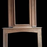 Cheminée et trumeau de château XVIIIe en chêne