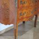 Louis XV commode - 2 drawers - floral marquetry - bronze ornament - 1950