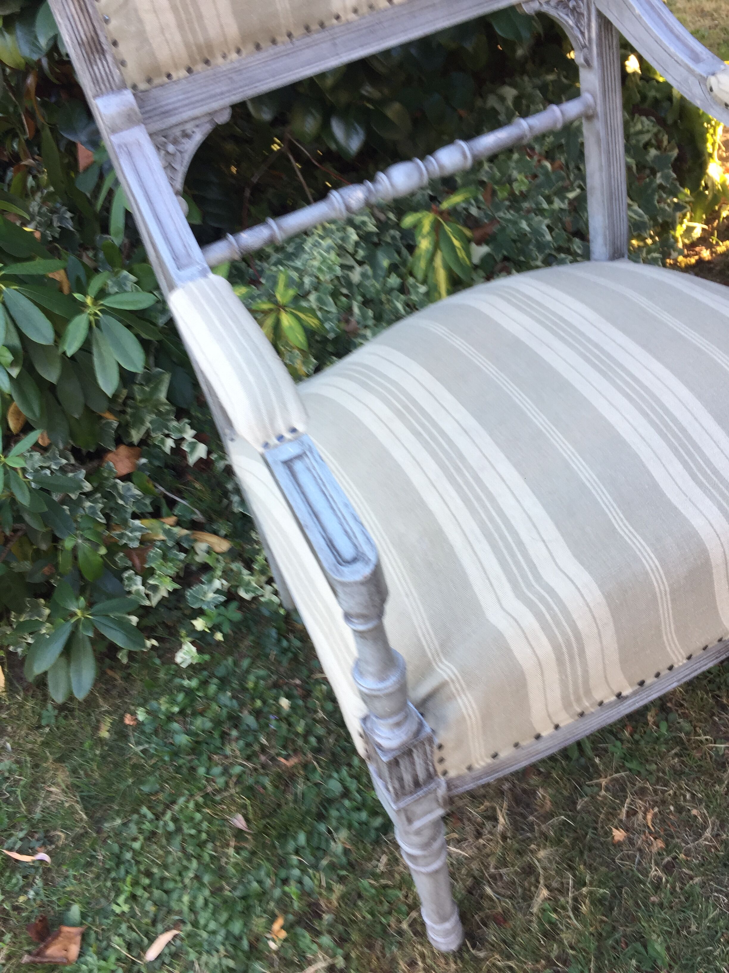 Old Louis XVI style armchair