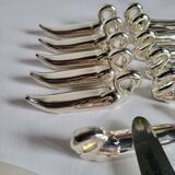 12 Silver-Plated Swan Knife Holders
