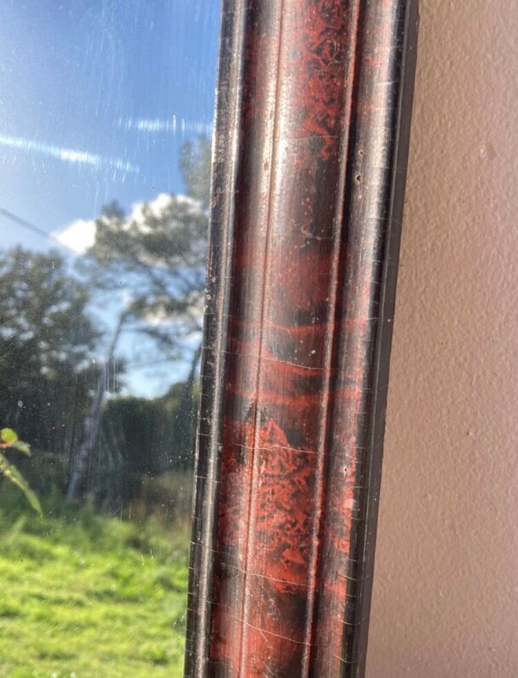 Louis Philippe mirror in old wood