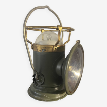 Old military lamp