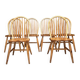 Set of 6 Danish pine chairs 1980