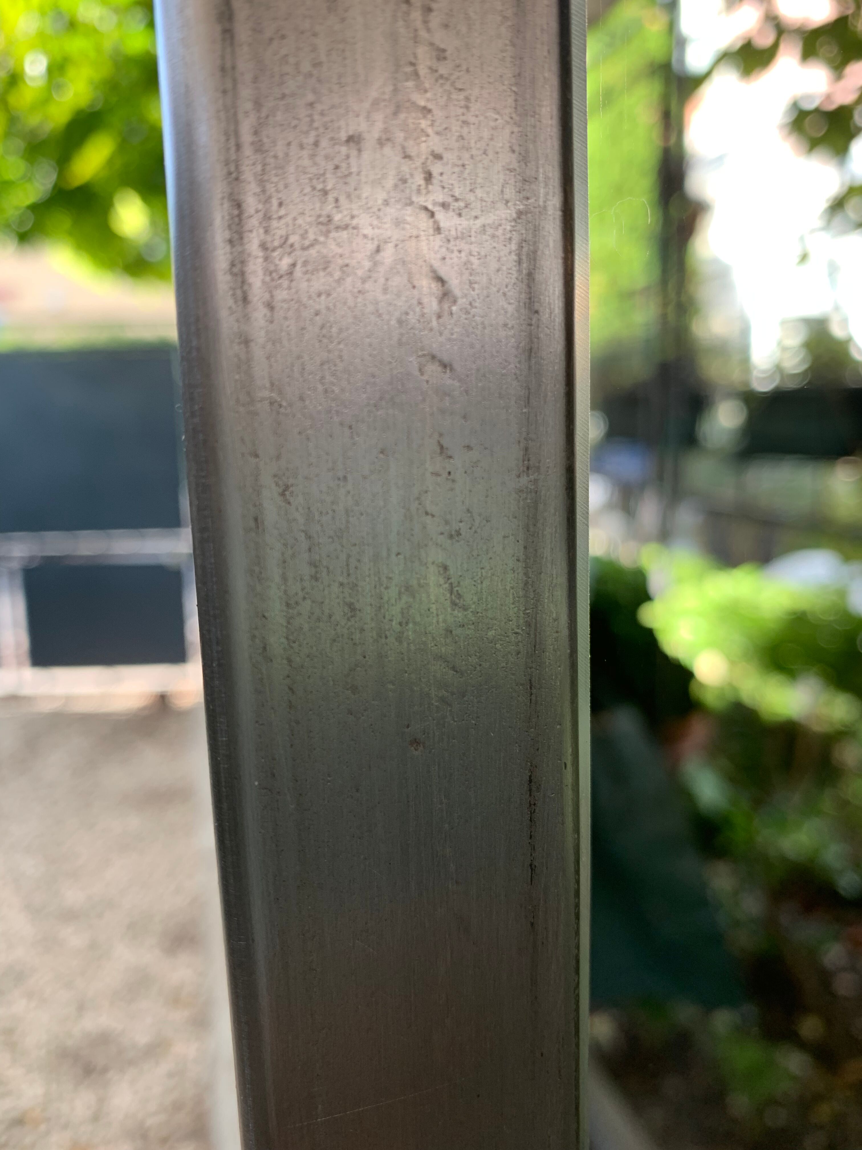 Double-sided workshop mirror on wheels 104x53 cm