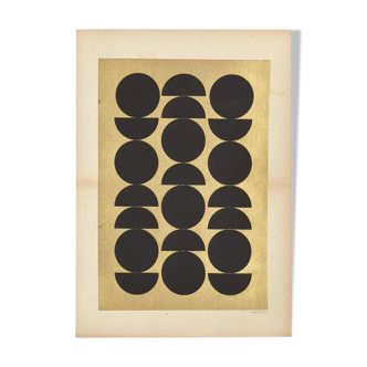 Collage on old paper • Suspension points • signed Eawy