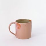 pink coffee cup
