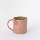pink coffee cup